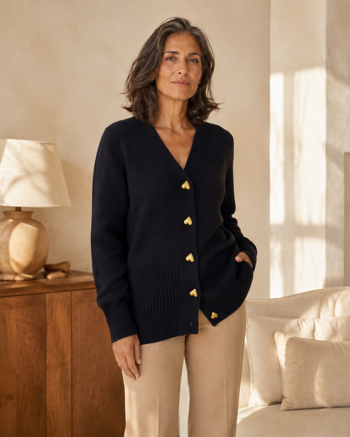 Matilde · Cardigan in morbida maglia — NORTELLI