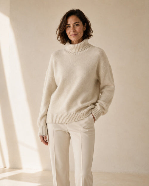 Morena · Maglione a collo alto accogliente — NORTELLI