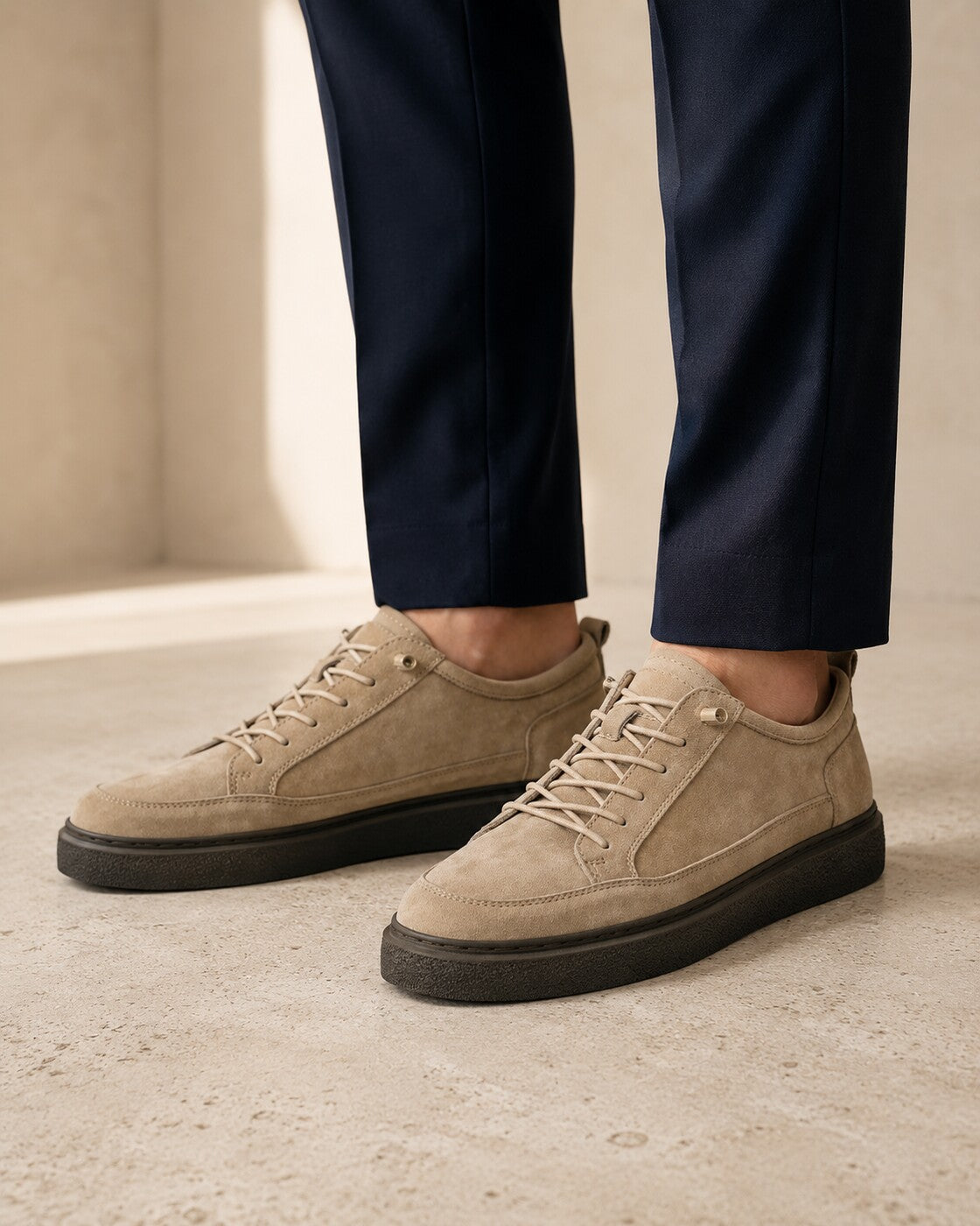Nardo · Sneakers Eleganti in Camoscio — NORTELLI