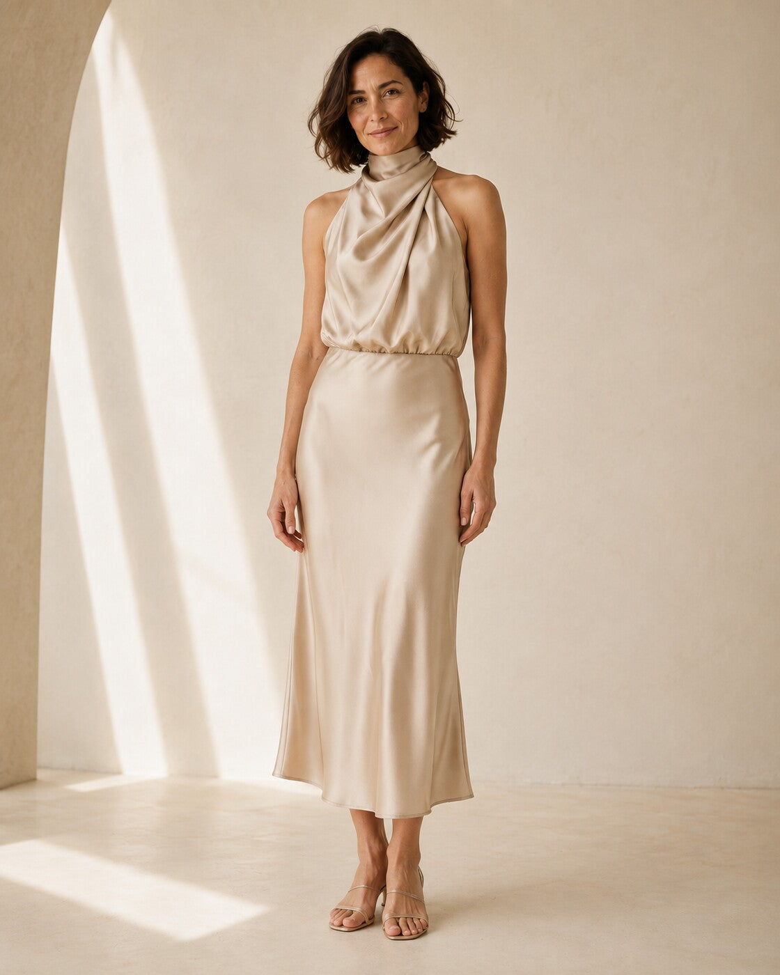 Nerina · Vestito in Seta Fresco — NORTELLI
