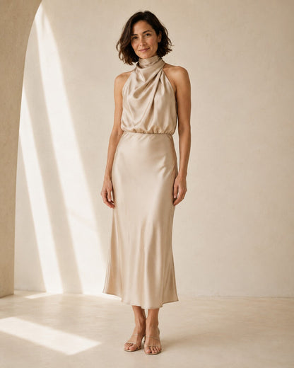 Nerina · Vestito in Seta Fresco — NORTELLI