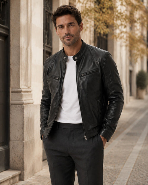 Orlando · Giacca in Pelle Chic — NORTELLI