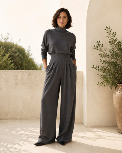 Prisca · Elegant jumpsuit in tessuto — NORTELLI