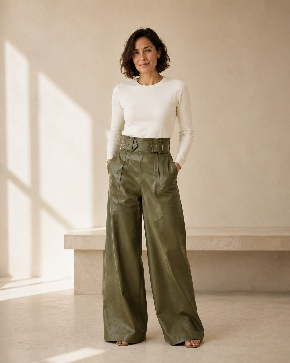 Renata · Comodi pantaloni a gamba larga — NORTELLI