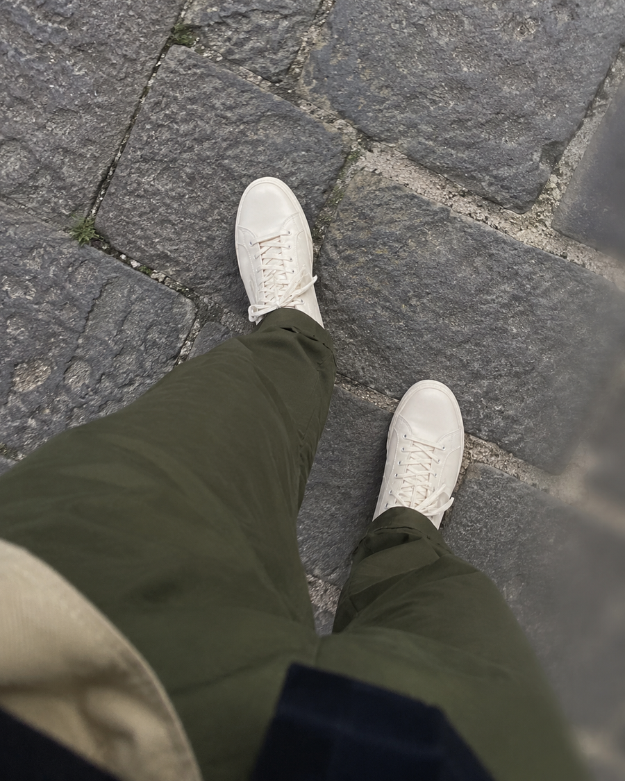 Foto cliente simulata per recensione scarpe uomo 6