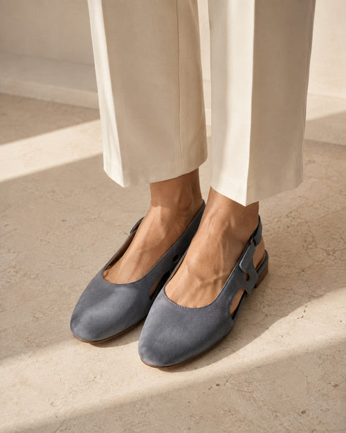 Selene · Slingbacks in Morbida Camoscio — NORTELLI