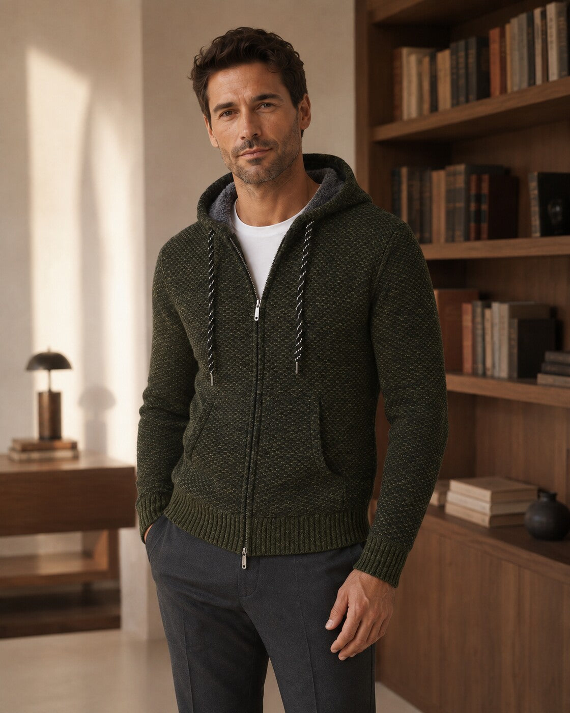 Tarcisio · Maglione Confortevole con Cappuccio — NORTELLI