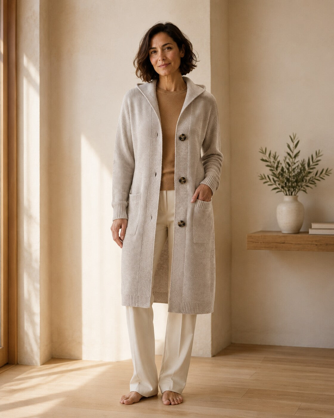 Tosca · Cardigan in Maglia Accogliente — NORTELLI
