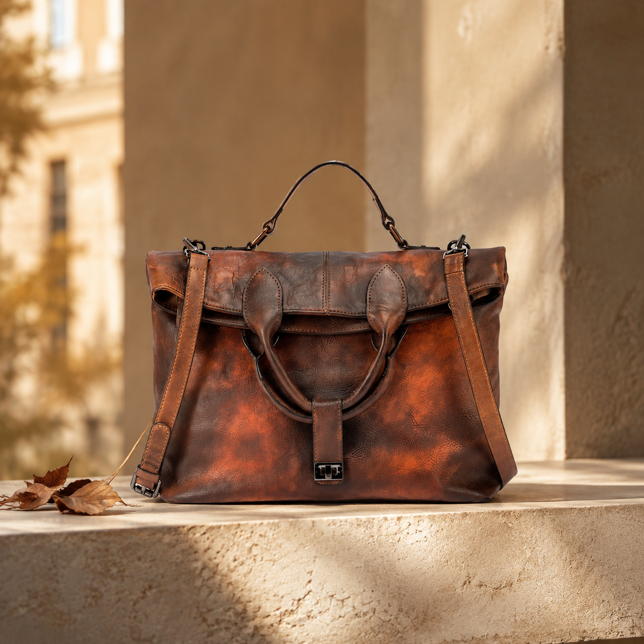 Vittoria · Borsa vintage in pelle — NORTELLI
