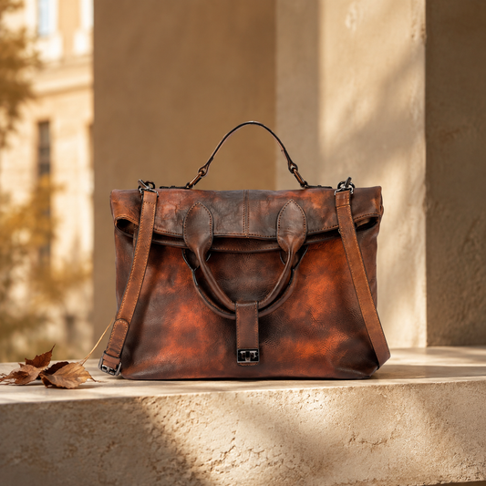Vittoria · Borsa vintage in pelle — NORTELLI