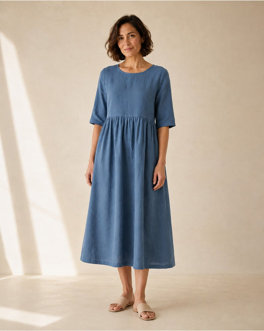 Wanda · Abito in Cotone Leggero — NORTELLI
