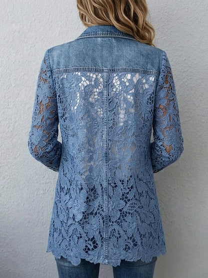 Alicia · Blazer con pizzo floreale
