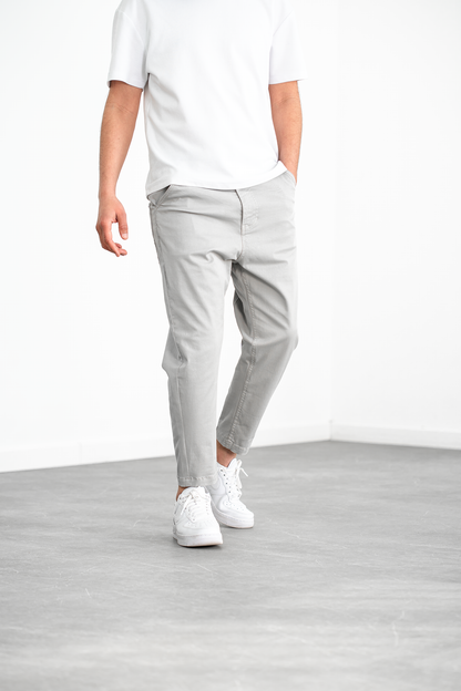 Evandro · Pantalone 7/8 Grigio — vista posteriore