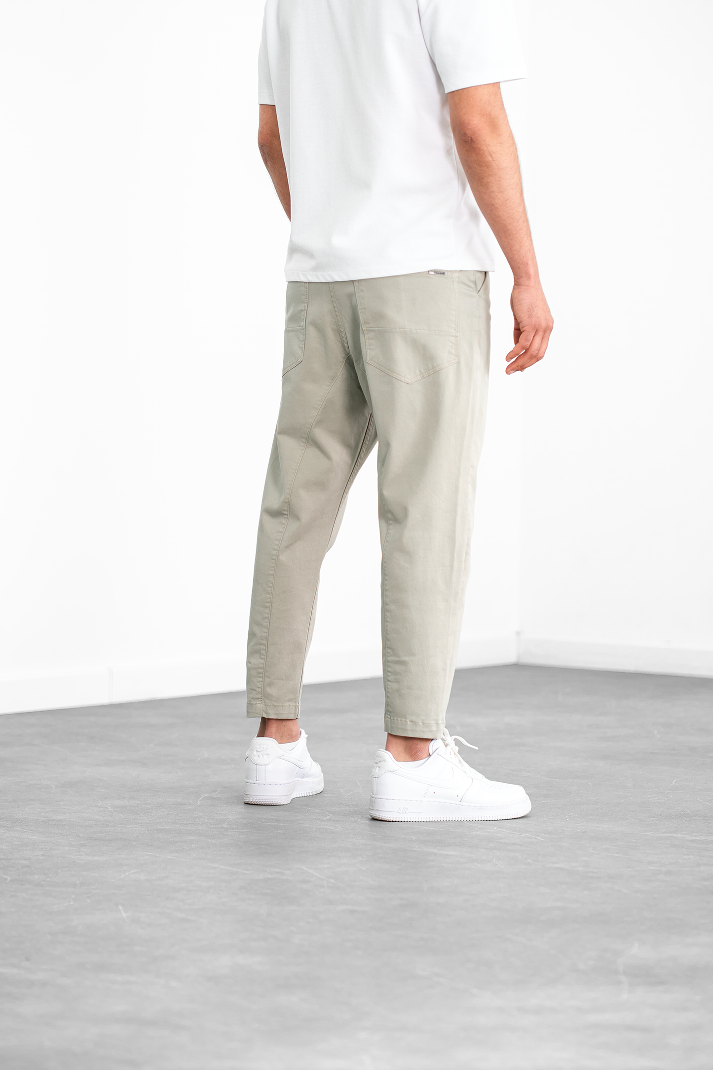 Evandro · Pantalone 7/8 Sabbia — vista frontale