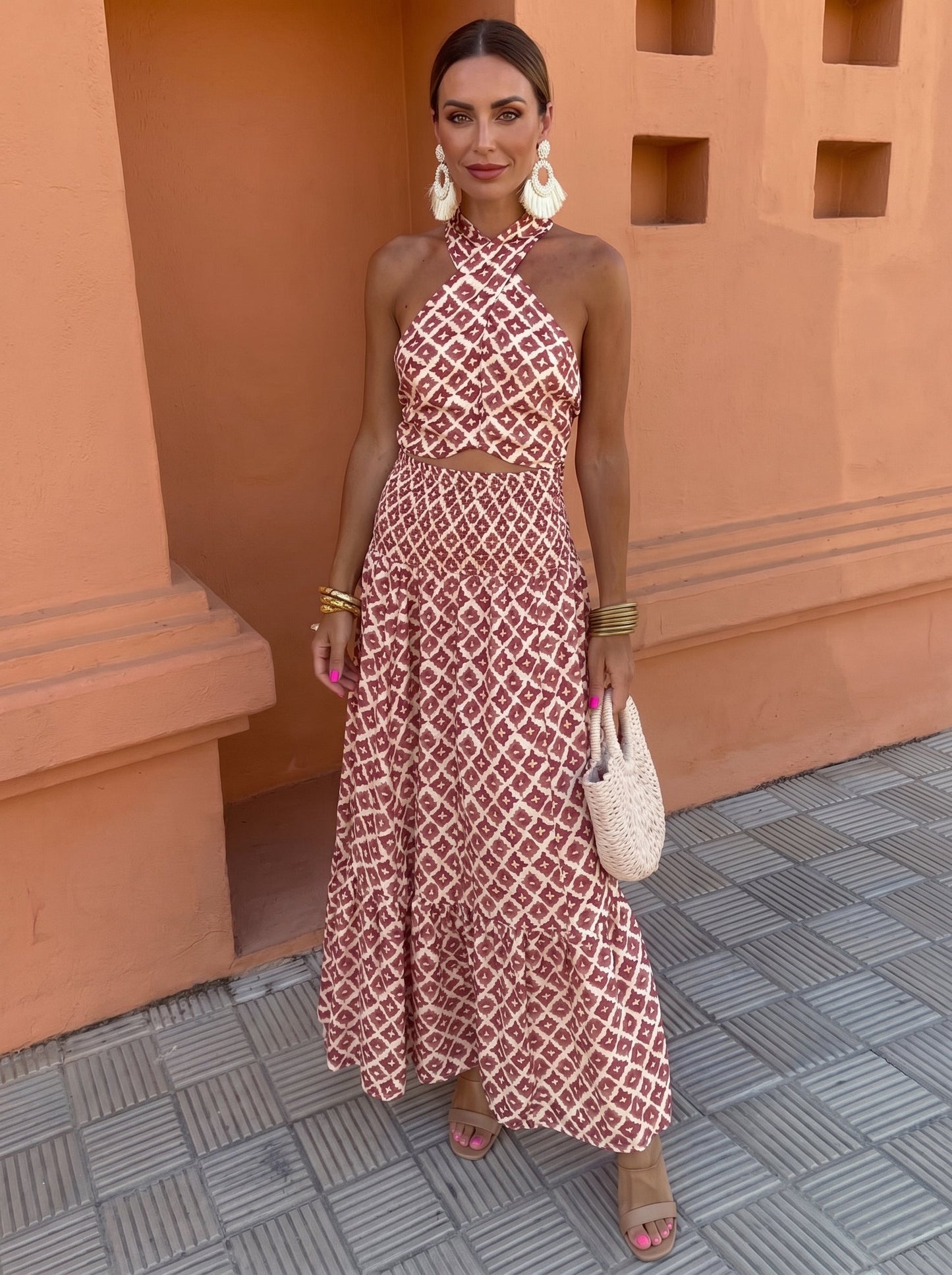 Elsa · Completo elegante con spalle scoperte