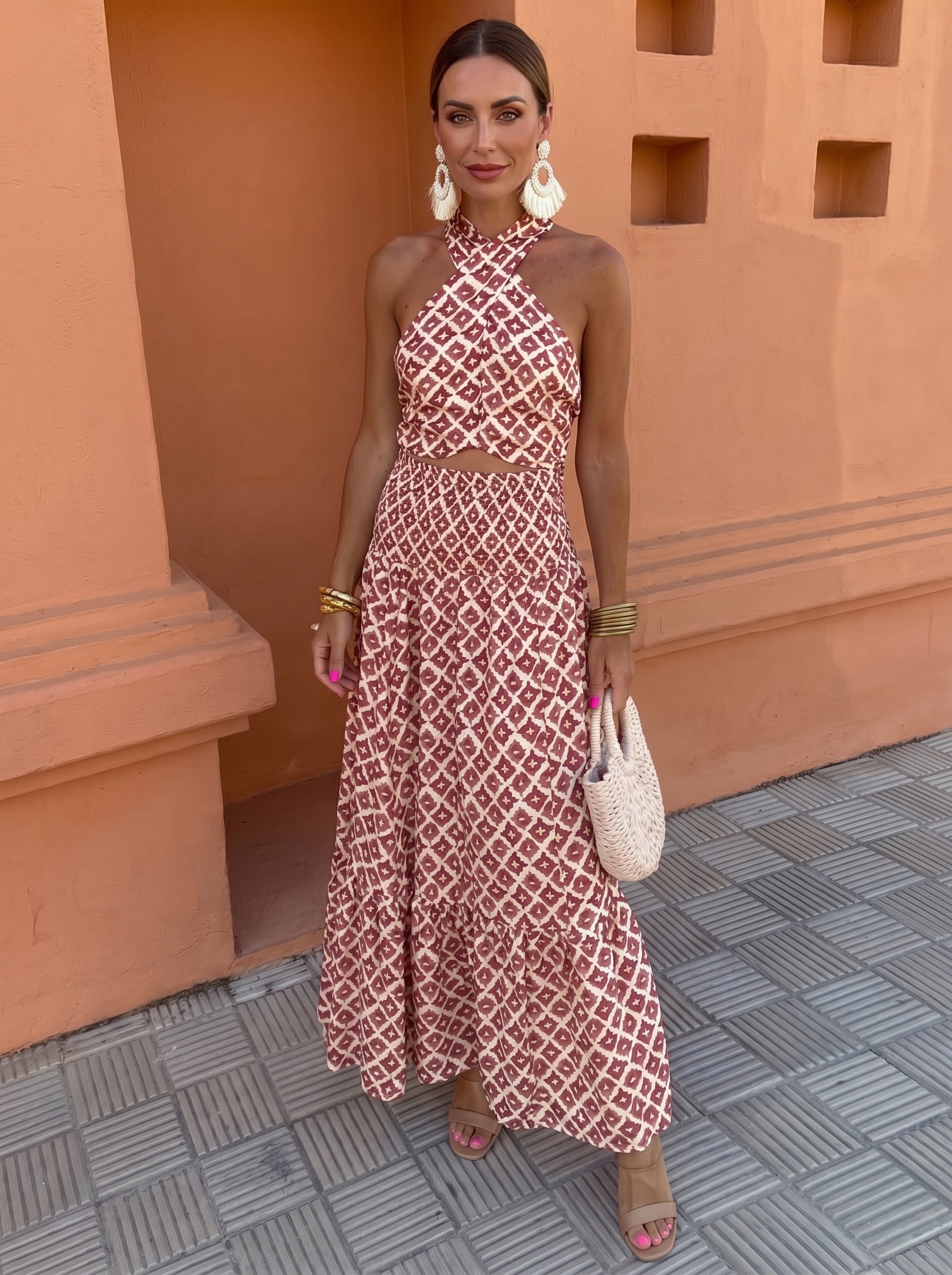 Elsa · Completo elegante con spalle scoperte
