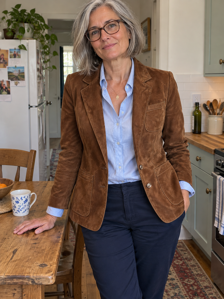 Foto · Adelgisa · Blazer marrone vintage