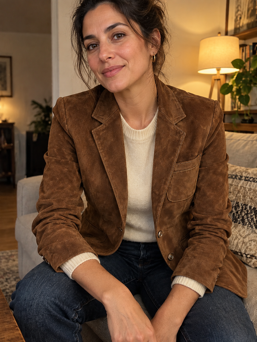 Foto · Adelgisa · Blazer marrone vintage
