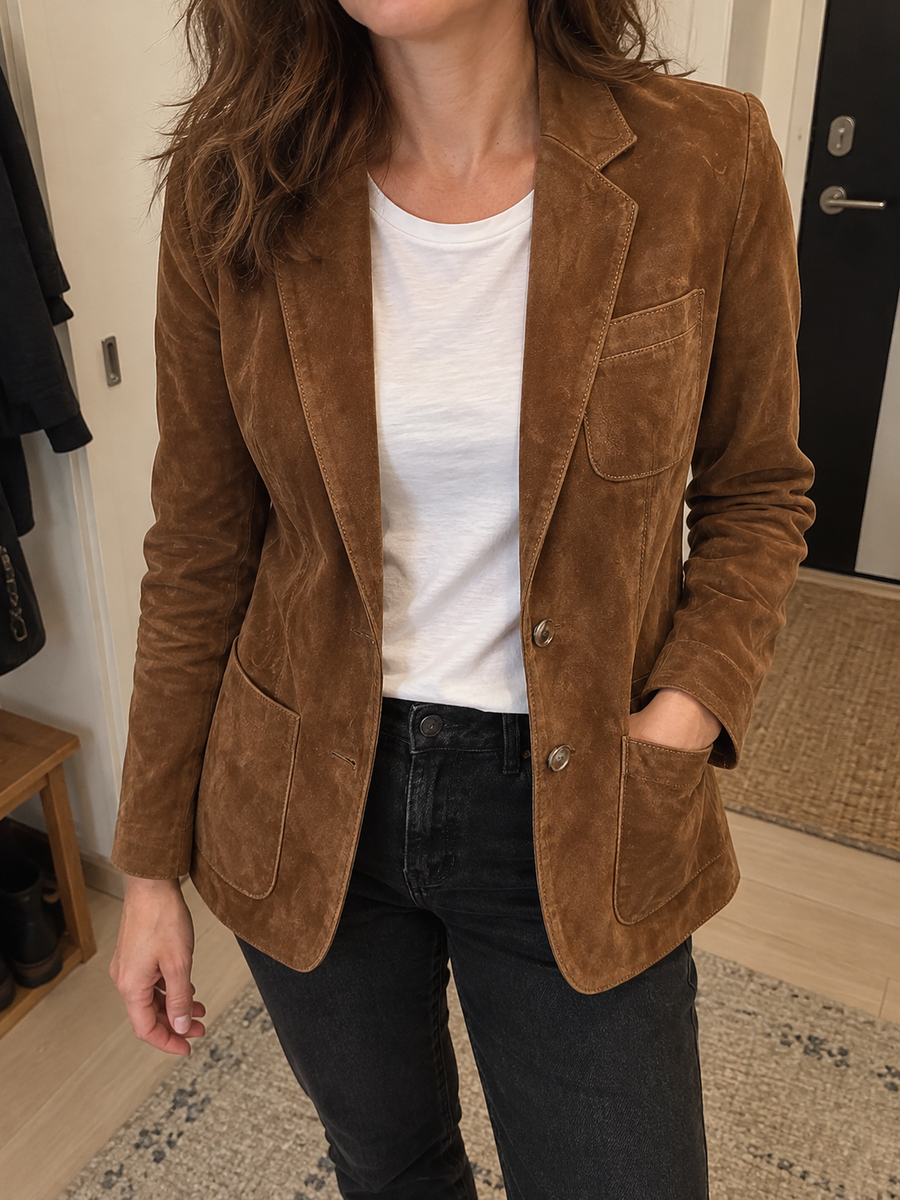 Foto · Adelgisa · Blazer marrone vintage