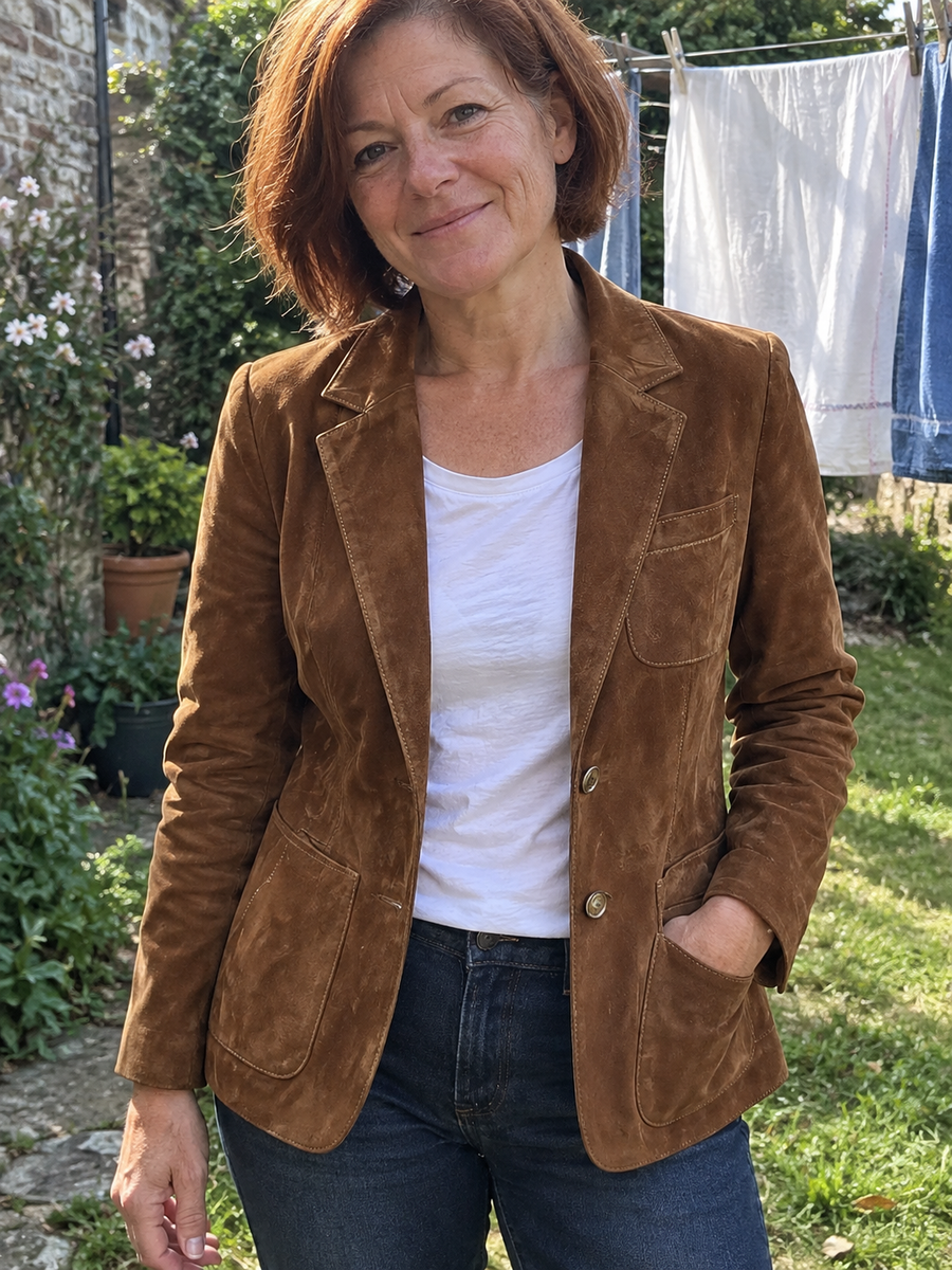 Foto · Adelgisa · Blazer marrone vintage