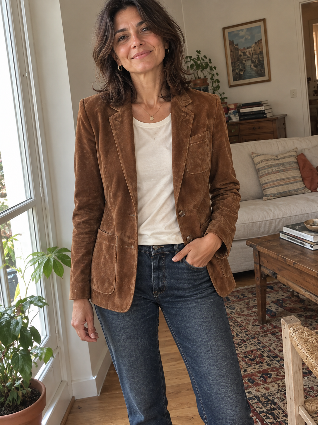 Adelgisa · Blazer marrone vintage · foto cliente