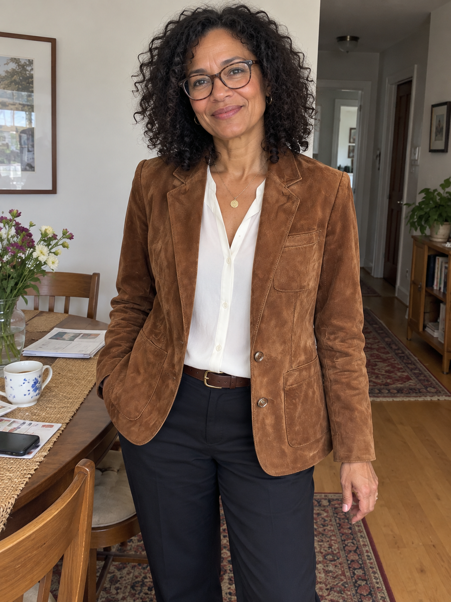 Foto · Adelgisa · Blazer marrone vintage