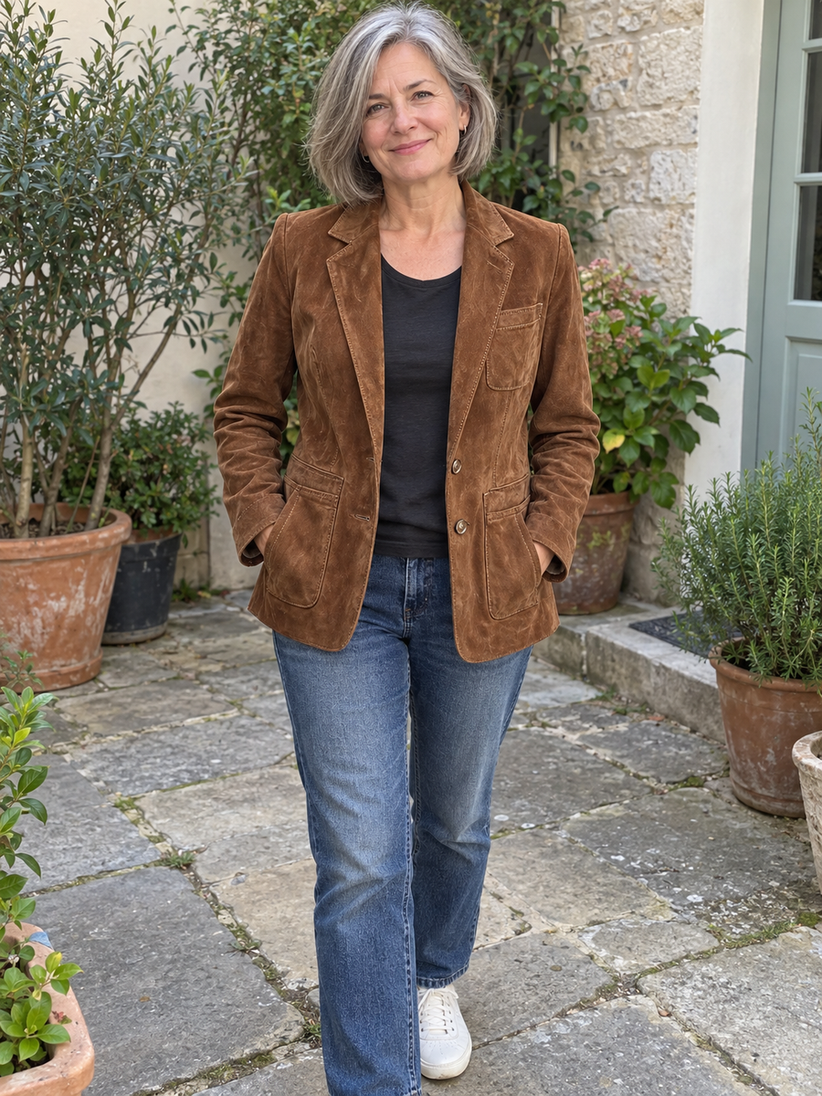 Foto · Adelgisa · Blazer marrone vintage