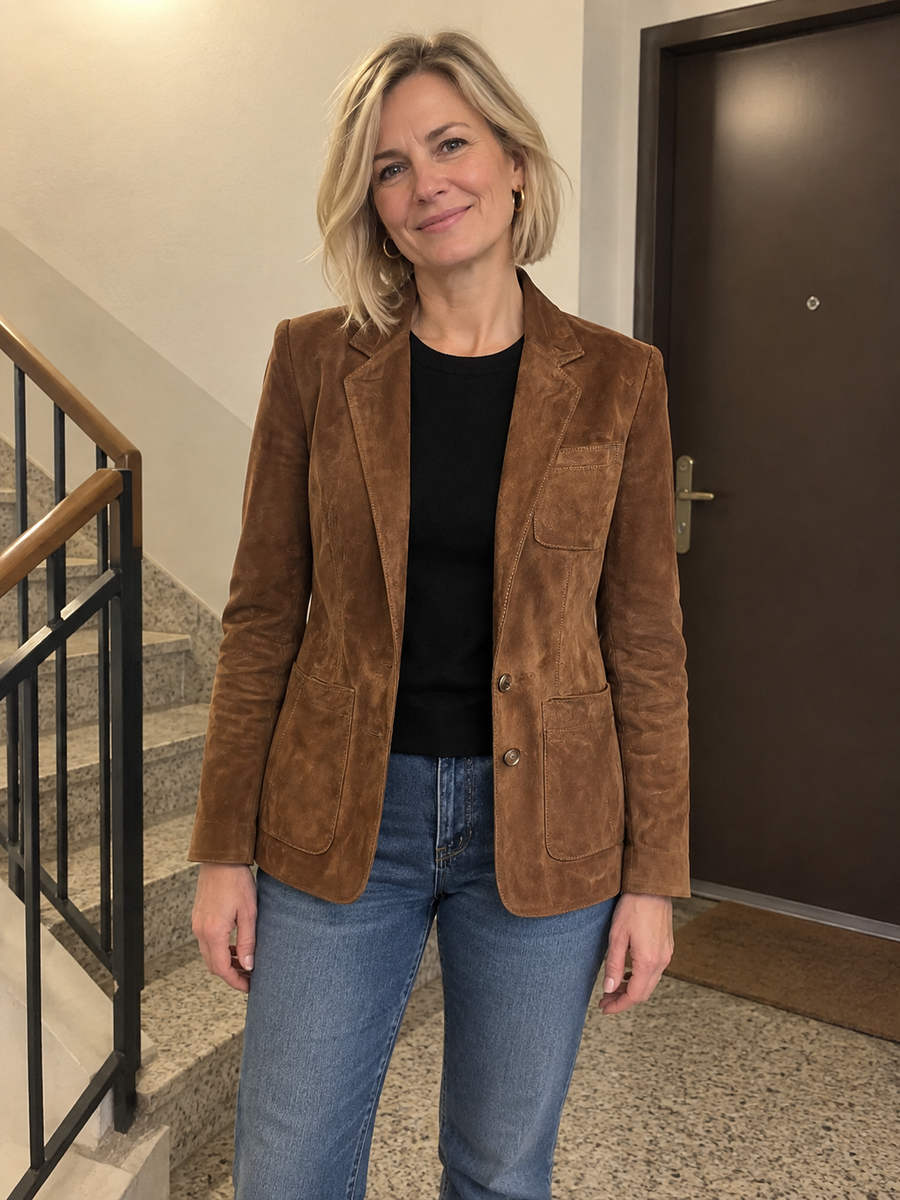 Foto · Adelgisa · Blazer marrone vintage