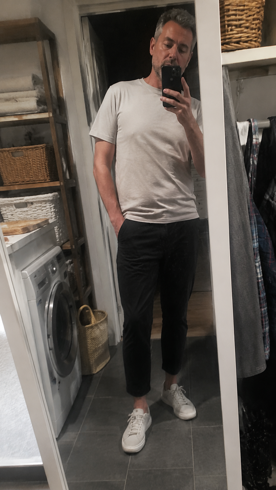 Pantalone 7/8 Evandro in cotone elasticizzato