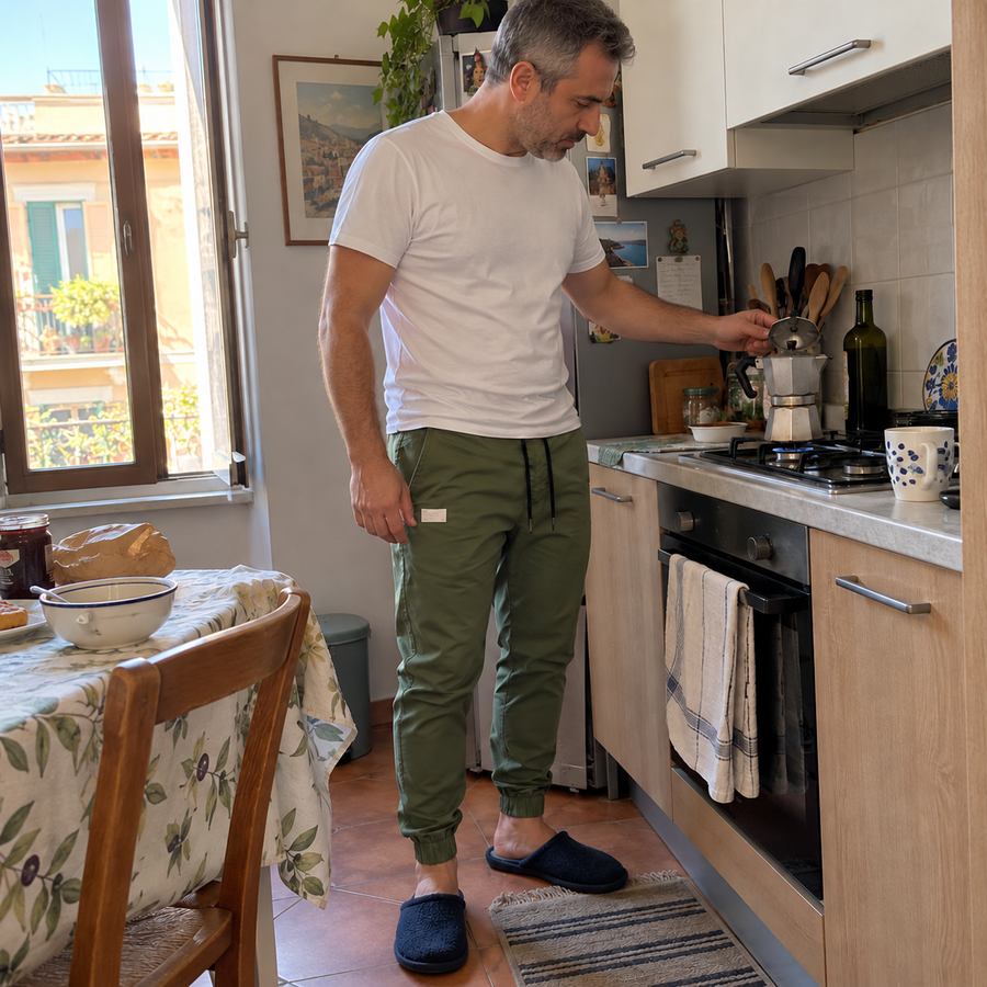 Foto del cliente per Nerio · Pantaloni jogger con coulisse