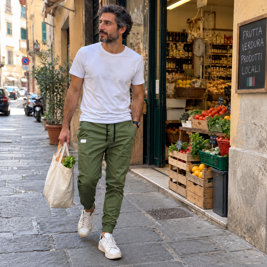 Foto del cliente per Nerio · Pantaloni jogger con coulisse
