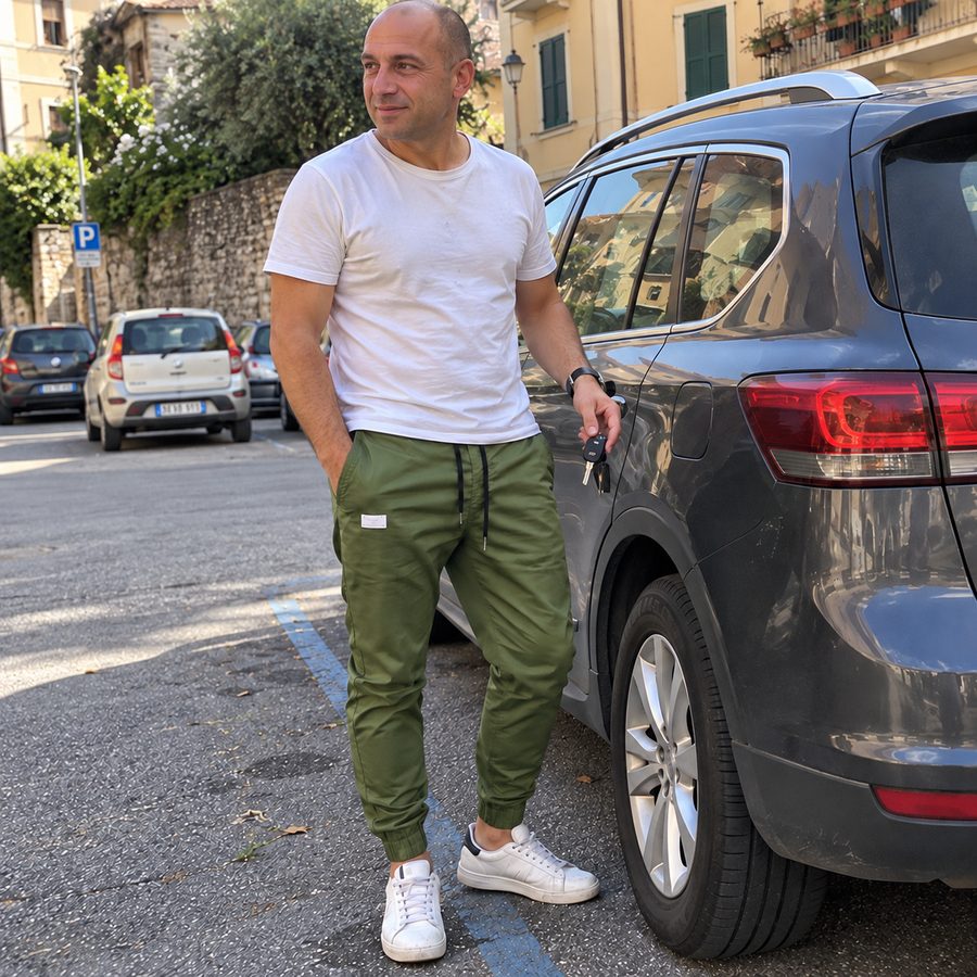 Foto del cliente per Nerio · Pantaloni jogger con coulisse
