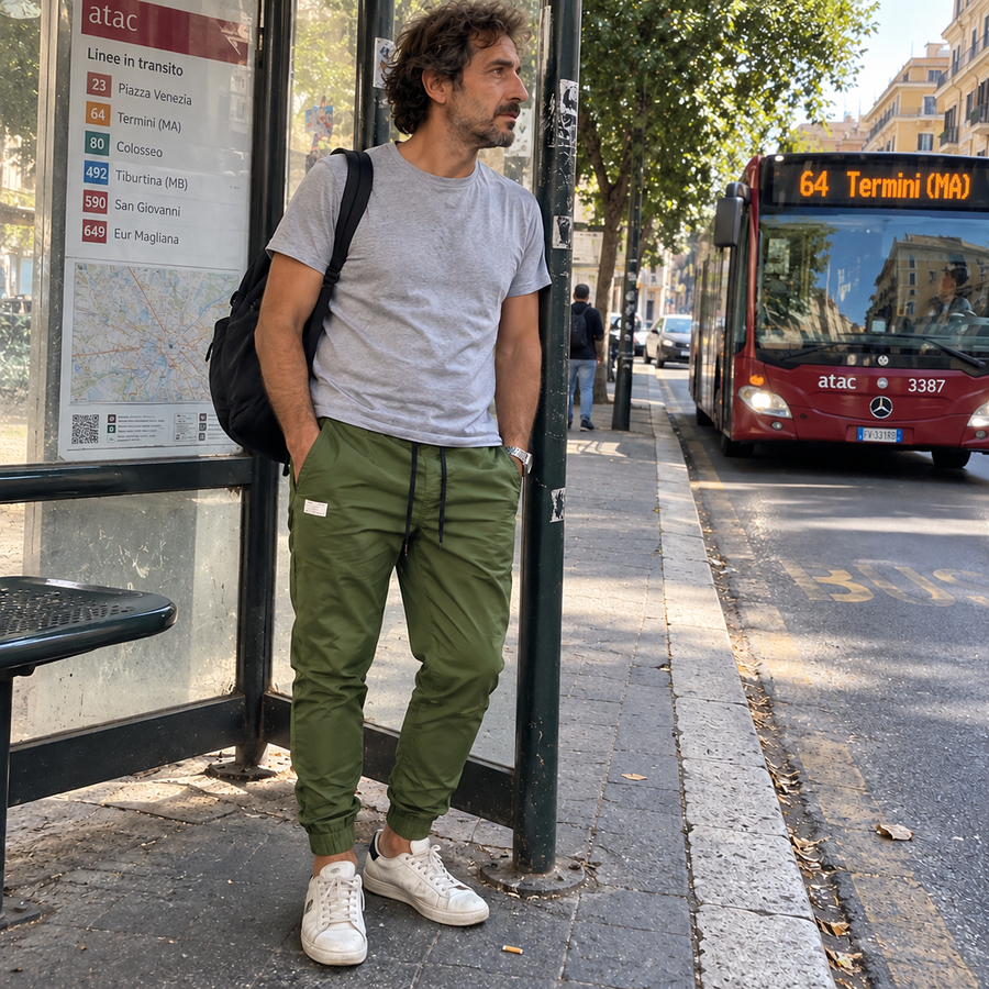 Foto del cliente per Nerio · Pantaloni jogger con coulisse