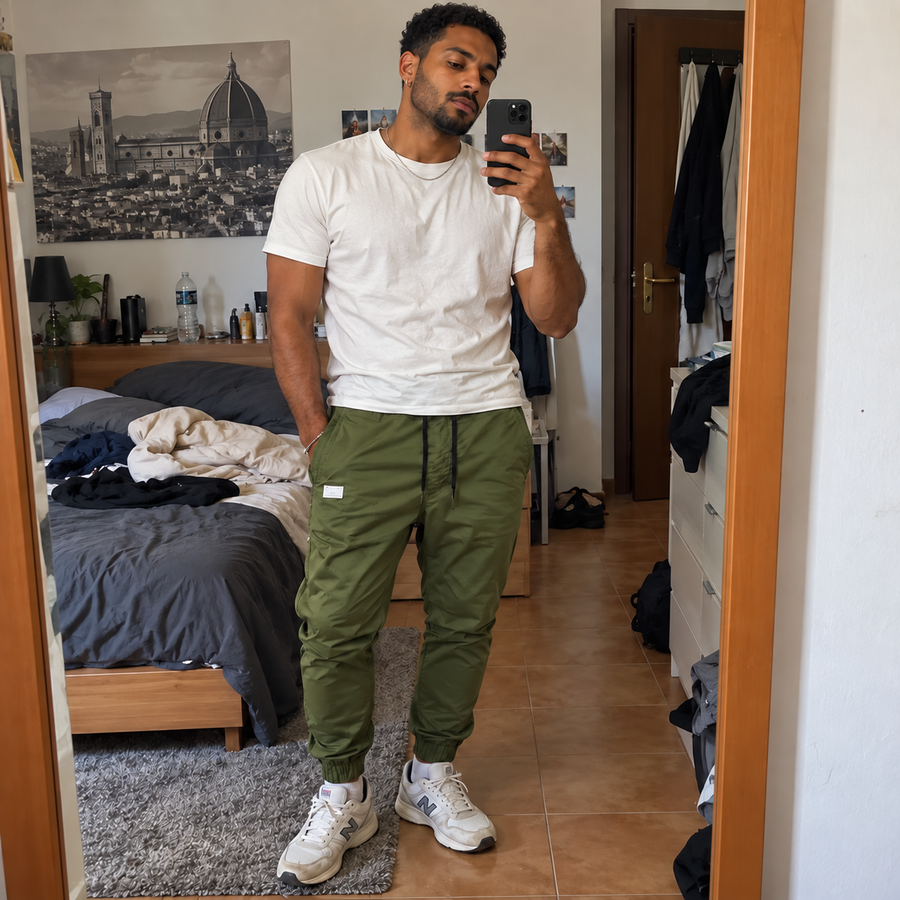Foto del cliente per Nerio · Pantaloni jogger con coulisse