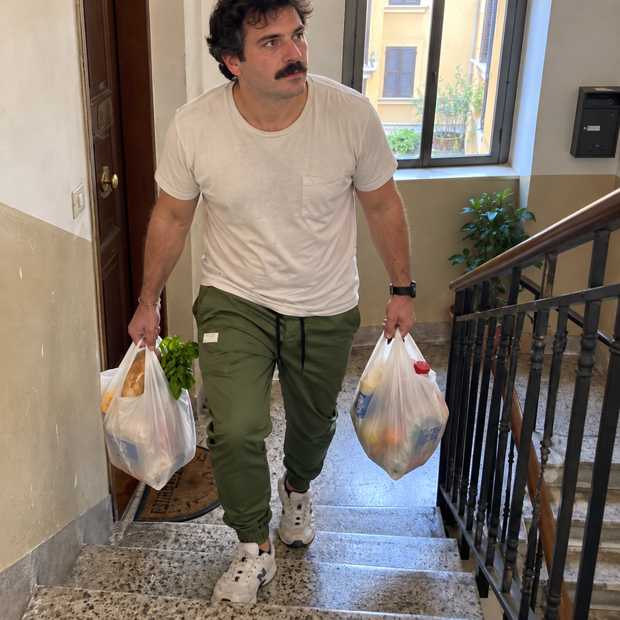Foto del cliente per Nerio · Pantaloni jogger con coulisse