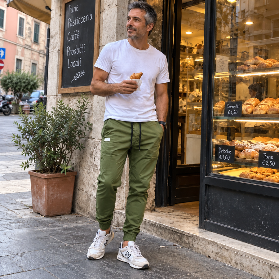 Foto del cliente per Nerio · Pantaloni jogger con coulisse