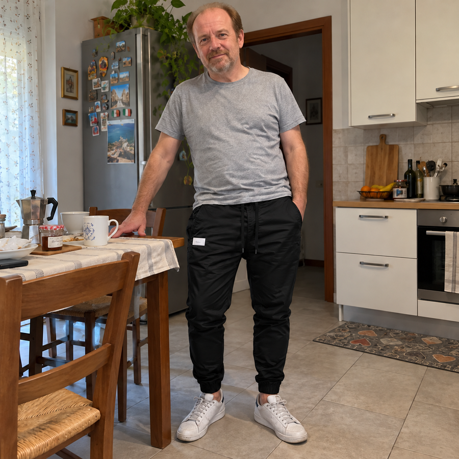 Foto del cliente per Nerio · Pantaloni jogger con coulisse