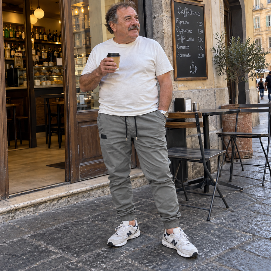 Foto del cliente per Nerio · Pantaloni jogger con coulisse