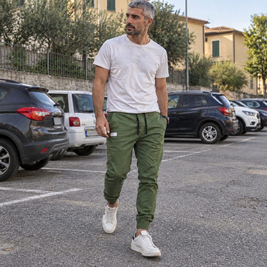 Foto del cliente per Nerio · Pantaloni jogger con coulisse