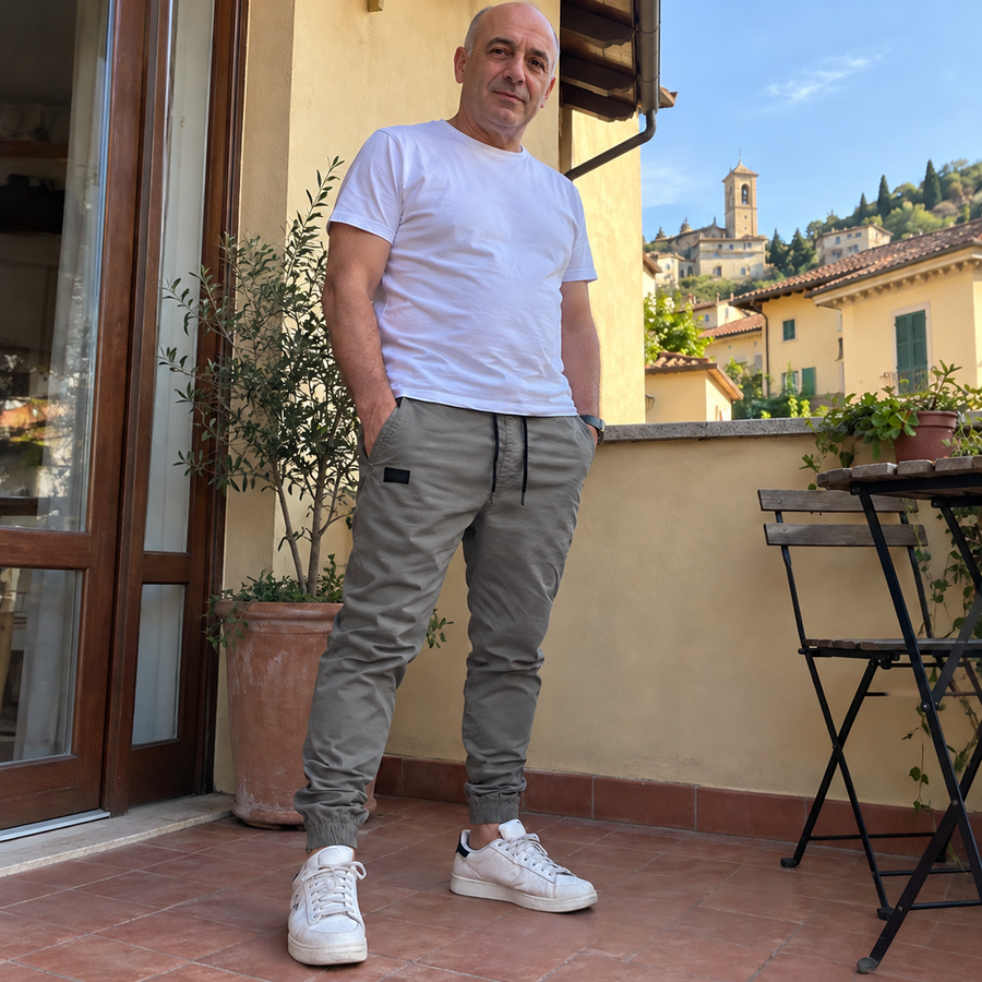 Foto del cliente per Nerio · Pantaloni jogger con coulisse