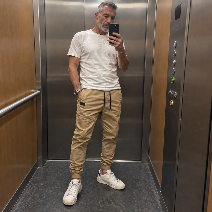Foto del cliente per Nerio · Pantaloni jogger con coulisse