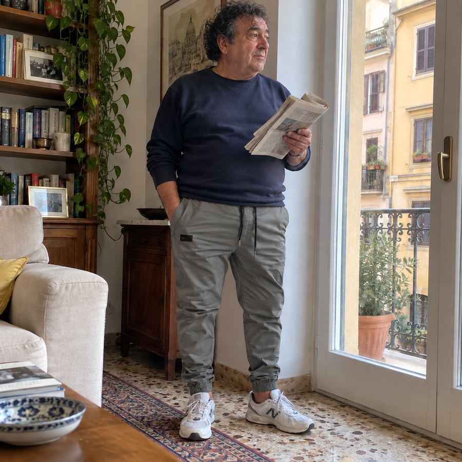 Foto del cliente per Nerio · Pantaloni jogger con coulisse