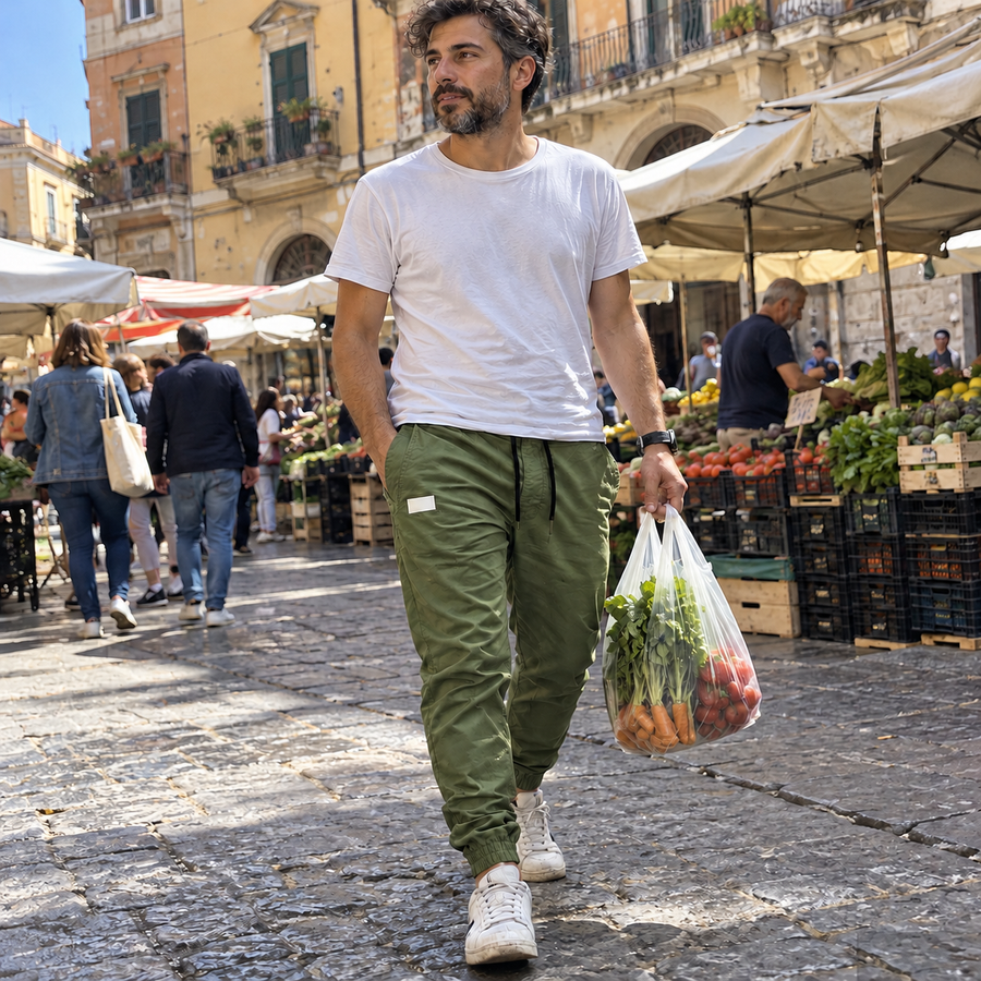 Foto del cliente per Nerio · Pantaloni jogger con coulisse