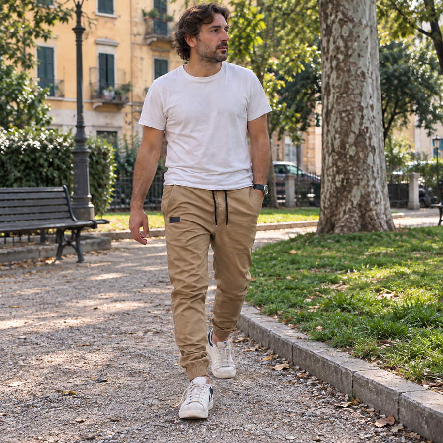 Foto del cliente per Nerio · Pantaloni jogger con coulisse
