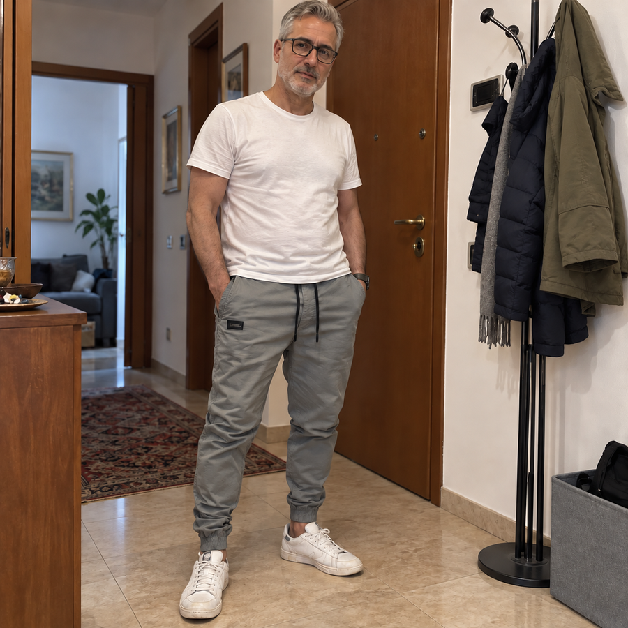 Foto del cliente per Nerio · Pantaloni jogger con coulisse