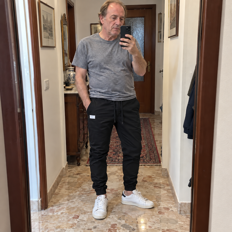 Foto del cliente per Nerio · Pantaloni jogger con coulisse