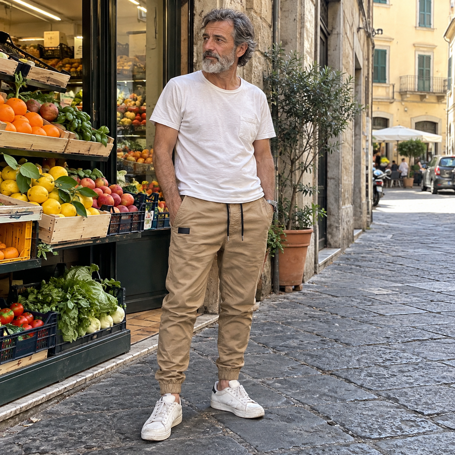 Foto del cliente per Nerio · Pantaloni jogger con coulisse