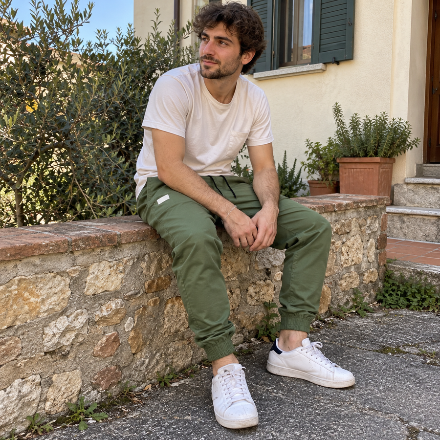 Foto del cliente per Nerio · Pantaloni jogger con coulisse