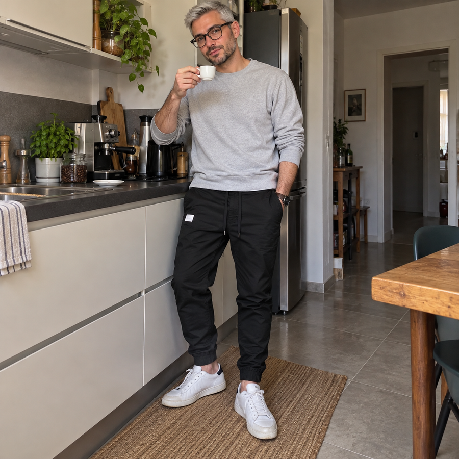 Foto del cliente per Nerio · Pantaloni jogger con coulisse
