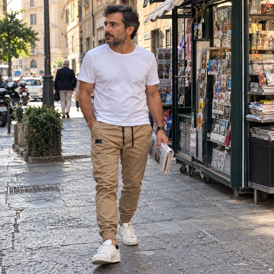 Foto del cliente per Nerio · Pantaloni jogger con coulisse